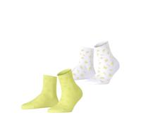 ESPRIT Damen Socken Twig W Sso Baumwolle gemustert 2 Paar, Mehrfarbig Sortiment 0120, 39-42
