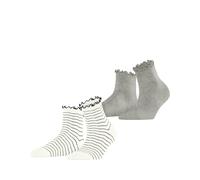 ESPRIT Damen Kurzsocken Wavy Line 2er Pack 39|40|41|42 1 Stk.