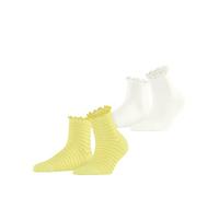 ESPRIT Damen Socken Wavy Line 2-Pack W Sso Baumwolle gemustert 2 Paar, Mehrfarbig Sortiment 0040, 39-42