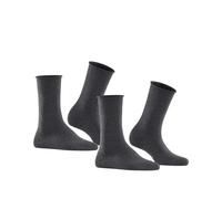 Esprit Socken Basic Pure 3080, 2er Pack, Anthracite Melange, Gr. 35-38
