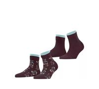 ESPRIT Damen Soft Blooms 2 Pack Socken Baumwolle atmungsaktiv