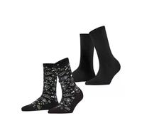 ESPRIT socks & tights - Esprit Soft Paiyley 2-Pack Damen black - Gr. - 36.5