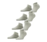 Esprit Damen Sneakersocken Solid SN 4er-Pack Baumwolle kurz Storm Grey 36-41