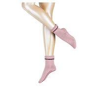 Esprit Damen Stoppersocken Cozy Wolle – rutschhemmende Noppen, 1 Paar – Rosa (English Rose) 35/38