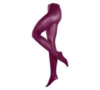 ESPRIT Damen Strumpfhose Cotton, Baumwolle, 1 Paar, Lila (Purple Wood 8724), XL (DE 42-44)