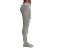 ESPRIT Damen Strumpfhose Cotton Feeling W Ti Baumwolle einfarbig 1 Stück, Grau Light Grey Melange 3390, 38-40