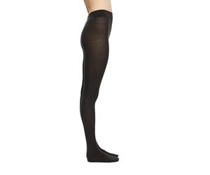 ESPRIT Damen Strumpfhose Cotton Feeling W TI blickdicht einfarbig 1 Stück, Schwarz (Black 3000), 36-38