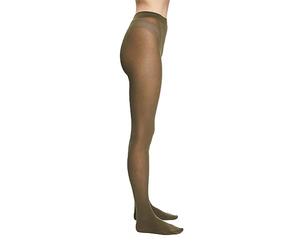 ESPRIT Damen Strumpfhose Cotton W TI blickdicht einfarbig 1 Stück, Grün (Thymian 7821), 38-40