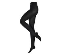 Esprit Damen Strumpfhose Plain TI 19217-3000 Baumwolle/Wolle einfarbig Schwarz 40-42