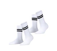 ESPRIT Damen Tennis Stripe 2-Pack Socken Baumwolle atmungsaktiv