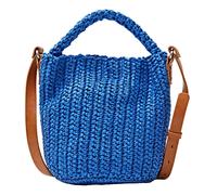 ESPRIT Drew Woven Straw Crossbody Bag Bright Blue