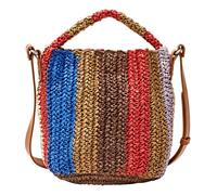 ESPRIT Drew Woven Straw Crossbody Bag Multicolour