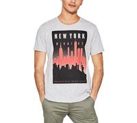 ESPRIT EDC by Herren Slim Fit T-Shirt 087CC2K035, Gr. X-Large, Grau (Medium Grey 035)