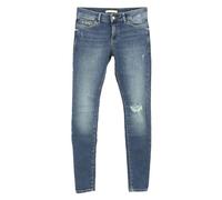 ESPRIT EDC By, Low Rise Skinny, Damen Jeans Stretchdenim Blue Destroyed W 27 L 30