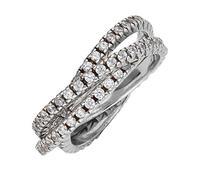 Esprit ESRG91885B Damen Ring brilliance triple white Silber 50 (15.9)