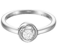 Esprit Essential Damen-Ring 925 Silber rhodiniert Zirkonia transparent