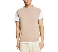 ESPRIT Herren 032EE2I301 Pullover, 279/DUSTY Nude 5, XXL