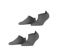 Esprit Herren Sneakersocken Active Basic 2er-Pack, Baumwolle, kurz, Light Grey Melange 39-42