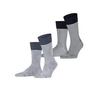 ESPRIT Herren Socken Allover Stripe 2-Pack M SO Baumwolle gemustert 2 Paar, Mehrfarbig (Sortiment 0120), 39-42