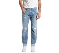 Esprit Herren Anbass Aged Jeans, 010 Light Blue, 34W / 34L