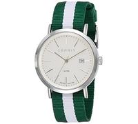 ESPRIT Herren Datum klassisch Quarz Uhr mit Nylon Armband ES108361007