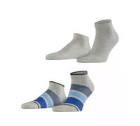 ESPRIT Herren Multi Stripe 2-Pack Sneakersocken Baumwolle atmungsaktiv