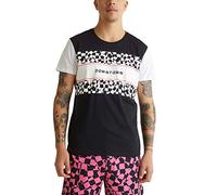 ESPRIT Herren Retro Vibes Print T-Shirt, 001/BLACK, L