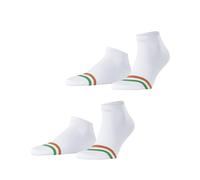 ESPRIT Herren Sneakersocken Accent Stripe Multipack M Sn Baumwolle kurz gemustert 2 Paar, Weiß White-Mix 2020, 43-46