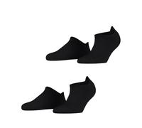 ESPRIT Herren Sneakersocken Active Basic Multipack M Sn Baumwolle kurz einfarbig 2 Paar, Schwarz Black 3000, 43-46