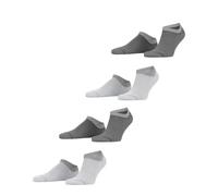 ESPRIT Herren Sneakersocken Allover Stripe Bundle M Sn Baumwolle kurz gemustert 4 Paar, Grau Melange Grey Anthrazit 0020, 43-46