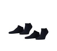ESPRIT Herren Sneakersocken Basic Uni Multipack M Sn Baumwolle kurz einfarbig 2 Paar, Blau Marine 6120, 43-46