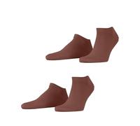 ESPRIT Herren Sneakersocken Basic Uni Multipack M Sn Baumwolle kurz einfarbig 2 Paar, Braun Tabasco 5266, 47-50