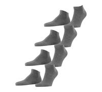 Esprit Herren Sneakersocken Solid M, Baumwolle, kurz, Grau Light Grey Melange 3390, Gr. 40-46