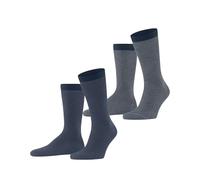 ESPRIT Herren Socken Allover Stripe Multipack M So Baumwolle gemustert 2 Paar, Blau Blue Mix 0060, 39-42