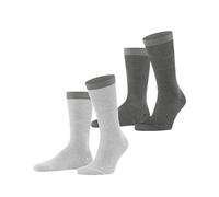 ESPRIT Herren Socken Allover Stripe Multipack M So Baumwolle gemustert 2 Paar, Mehrfarbig Black White 0030, 43-46