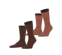 ESPRIT Herren Socken Allover Stripe Multipack M So Baumwolle gemustert 2 Paar, Mehrfarbig Brown Mix 0070, 39-42