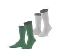 ESPRIT Herren Socken Allover Stripe Multipack M So Baumwolle gemustert 2 Paar, Mehrfarbig White Green 0020, 39-42