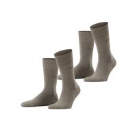 ESPRIT Herren Socken Basic Easy Multipack M So Baumwolle einfarbig 2 Paar, Braun Nutmeg Melange 5410, 39-42