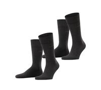 ESPRIT Herren Socken Basic Easy Multipack M So Baumwolle einfarbig 2 Paar, Grau Anthracite Melange 3080, 39-42