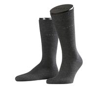 ESPRIT Herren Socken Basic Uni Multipack M So Baumwolle einfarbig 2 Paar, Grau Anthracite Melange 3080, 43-46