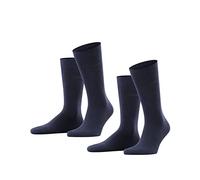 ESPRIT Herren Socken Basic Uni 2-Pack M SO Baumwolle einfarbig 2 Paar, Blau (Marine 6120), 39-42