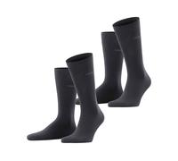 ESPRIT Herren Socken Basic Uni 2-Pack, Baumwolle, 2er Pack, Schwarz (Black 3000), 39-42 (UK 5.5-8 Ι US 6.5-9)