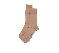 ESPRIT Herren Socken Basic Wool Multipack M So Wolle Baumwolle einfarbig 2 Paar, Braun Nutmeg Melange 5410, 39-42