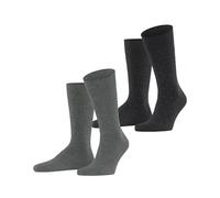 ESPRIT Herren Socken Fine Dot Multipack M So Baumwolle gemustert 2 Paar, Grau Grey Mix 0150, 43-46