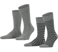 ESPRIT Herren Socken Fine Stripe 2er Pack 43|44|45|46