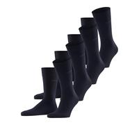ESPRIT Herren Socken Solid M So Baumwolle einfarbig Multipack, Blau Marine 6120, 40-46