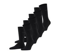 ESPRIT Herren Solid M SO Baumwolle einfarbig Multipack Socken, Schwarz (Black 3000) neu-umweltfreundlich-4 Paar, 40-46 (4er Pack)
