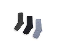 ESPRIT Herren Socken Solid Mix 3-Pack M SO Baumwolle Lyocell einfarbig 3 Paar, Mehrfarbig (Sortiment 0020), 43-46