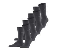 ESPRIT Herren Socken Solid M So Baumwolle einfarbig Multipack, Grau Anthracite Melange 3080, 40-46