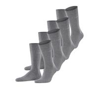 Esprit Herren Socken Solid SO 4P 17885-3390 40-46 Light Greymel.